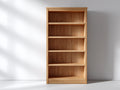 Bücherregal aus Holz 78 x 30 x 176 cm - Kieferfarben - Schmales Standregal mit 5 offenen Fächern