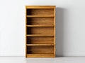 Bücherregal aus Holz 80 x 32 x 180 cm - Eichefarben - Klassisches Standregal mit 5 offenen Fächern